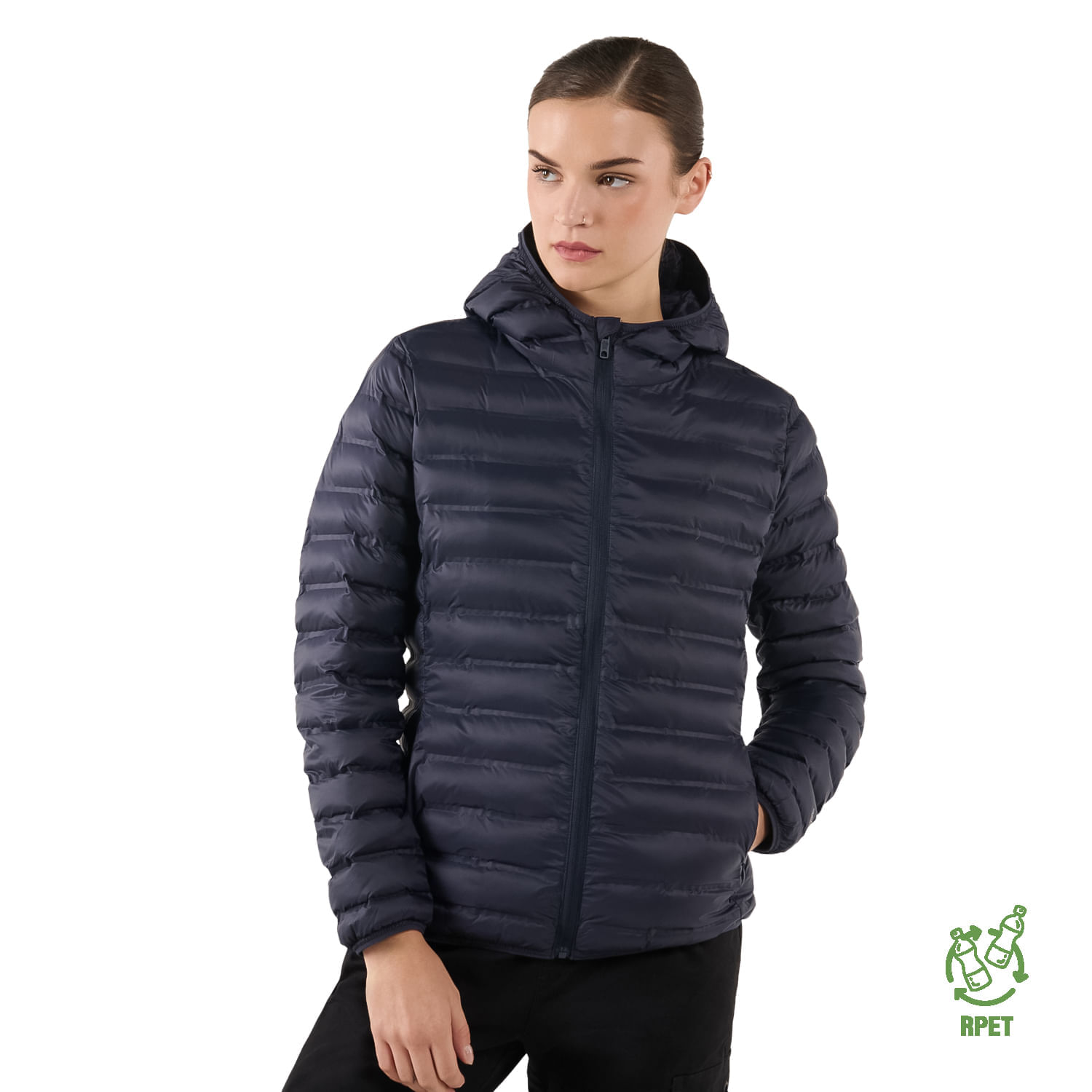 Chamarra Acolchada Chamarras Color Azul Chamarra Para Mujer